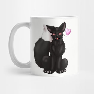 Foxy Friends: Black Mug